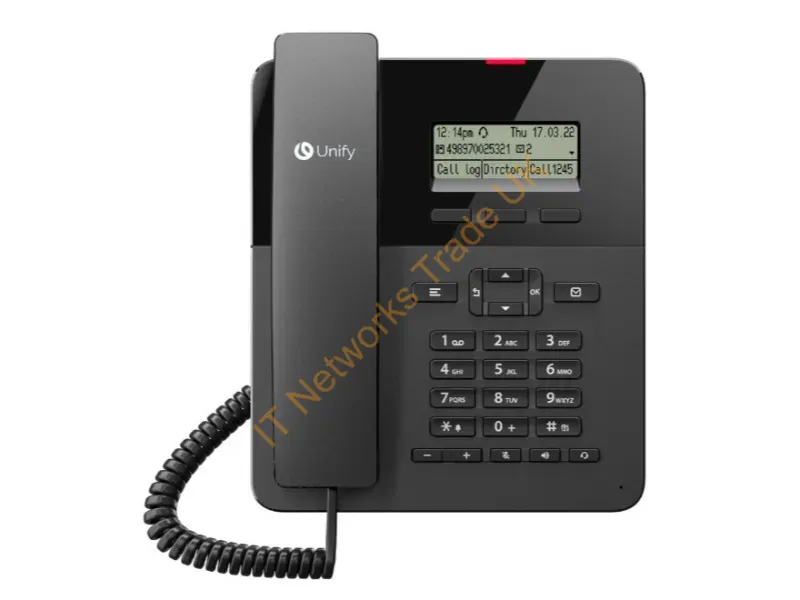 L30250-F600-C580 - Unify OpenScape Desk Phone CP110 Analog telephone Black