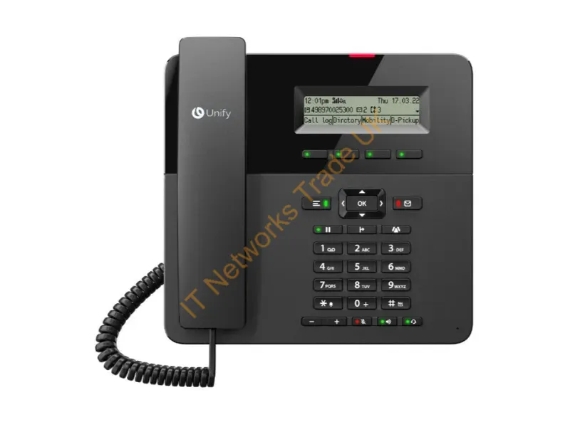 L30250-F600-C581 - Unify OpenScape Desk Phone CP210 Analog telephone Black