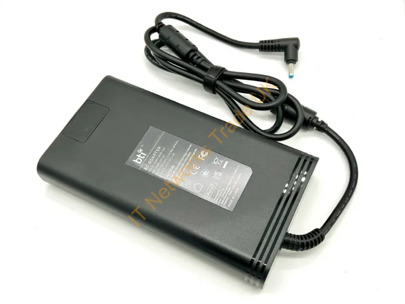 L74881-001-BTI-UK - BTI 200W AC Adapter for HP Envy 15-EP HP Gaming Laptop 15 16 Zbook 15 G5 G6 with 4.5mm x 3.0mm connector. UK power cable
