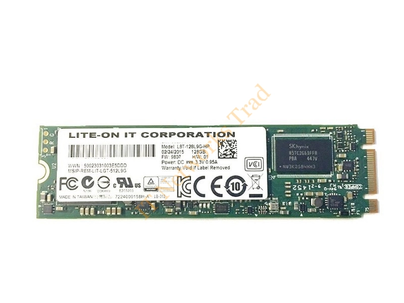 L8T-128L9G Lite On L9G Series 128GB Multi-Level Cell (MLC) SATA 6Gb/s High Performance M.2 2280 Solid State Drive SSD Storage