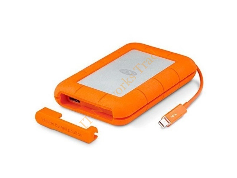 LAC9000602 LaCie Rugged 1TB Thunderbolt USB 3.0 Solid State Drive External SSD