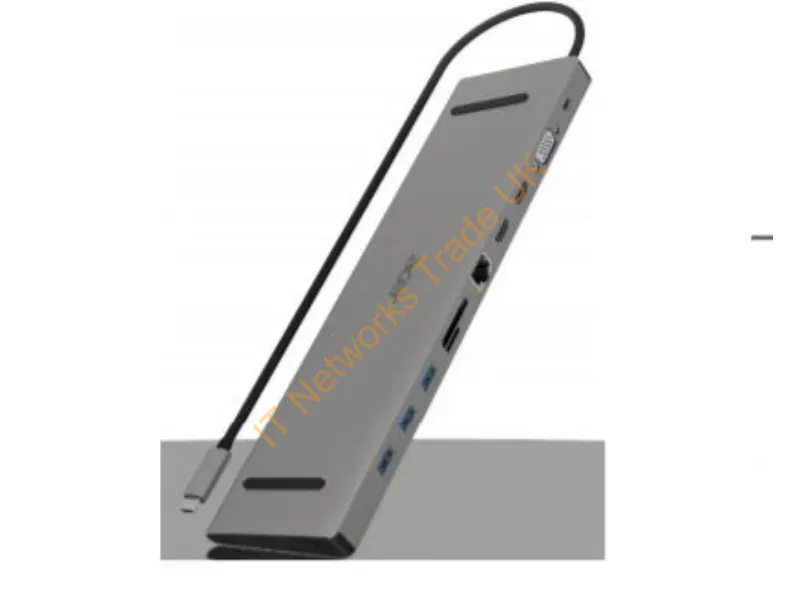 LC.DCK11.001 - Acer ACG-DCK-C-1 Wired USB 3.2 Gen 1 (3.1 Gen 1) Type-C Grey