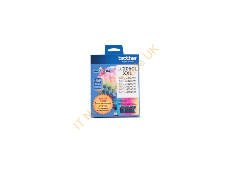 LC2053PKS - Brother Lc-2053Pks Ink Cartridge 3 Pc(S) Original Extra (Super) High Yield Cyan, Magenta, Yellow