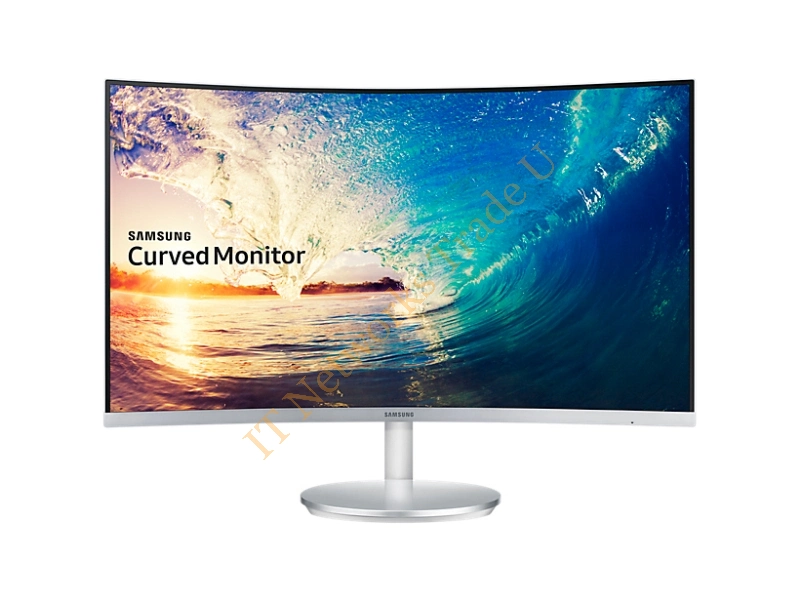 LC27F591FDUXEN - Samsung C27F591FDU 27" Full HD LED Curved Silver, White computer monitor