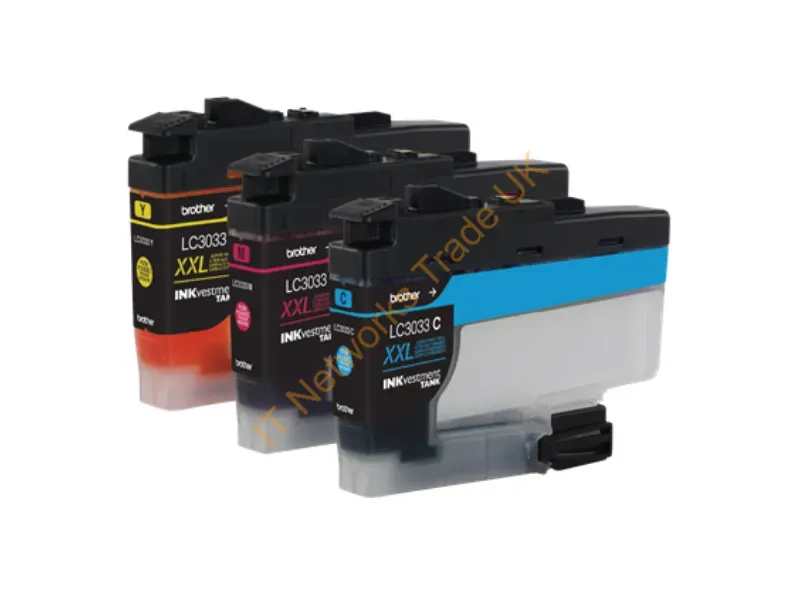 LC30333PKS - Brother Lc30333Pks Ink Cartridge 1 Pc(S) Original Extra (Super) High Yield Cyan, Magenta, Yellow