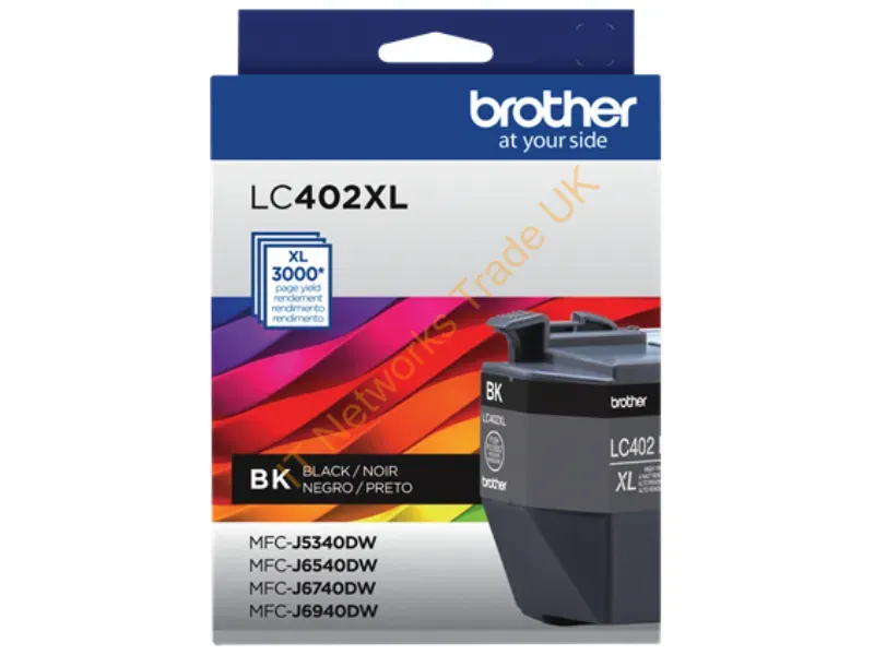 LC402XLBKS - Brother Lc402Xlbks Ink Cartridge 1 Pc(S) Original High (Xl) Yield Black