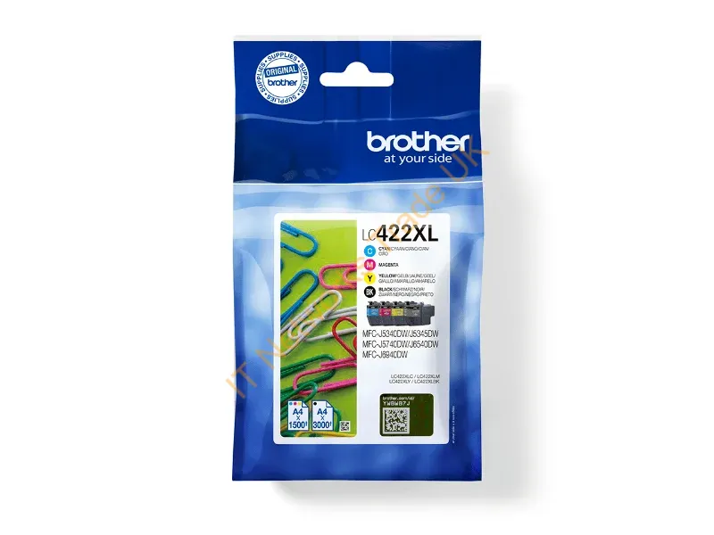 LC422XLVAL - Brother Toner LC-422XLVAL Value Pack