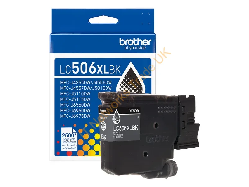 LC506XLBKS - Brother Lc506Xlbks Ink Cartridge 1 Pc(S) Original High (Xl) Yield Black