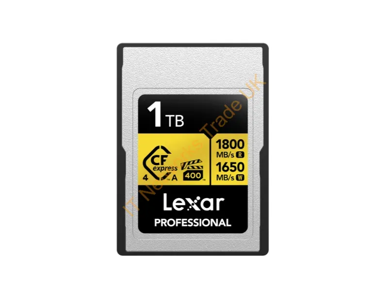 LCAGOLD001T-RNENG - Lexar Lcagold001T- Rneng 1 Tb Cfexpress Type A