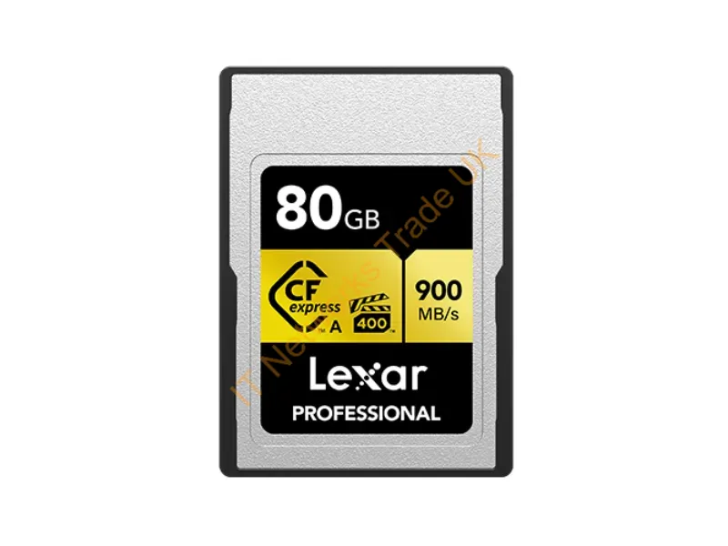 LCAGOLD080G-RNENG - Lexar Lcagold080G-Rneng Memory Card 80 Gb Cfexpress
