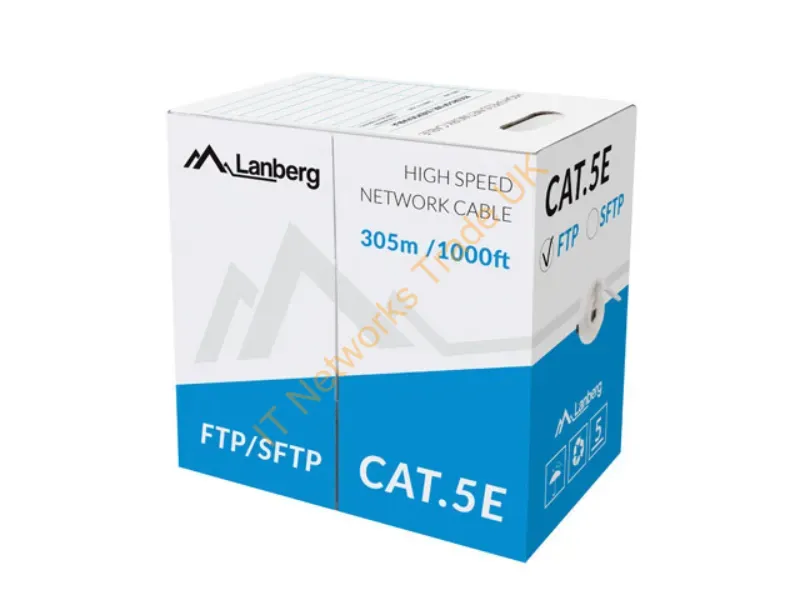 LCF5-11CU-0305-S - Lanberg LCF5-11CU-0305-S networking cable Grey 305 m Cat5e F/UTP (FTP)