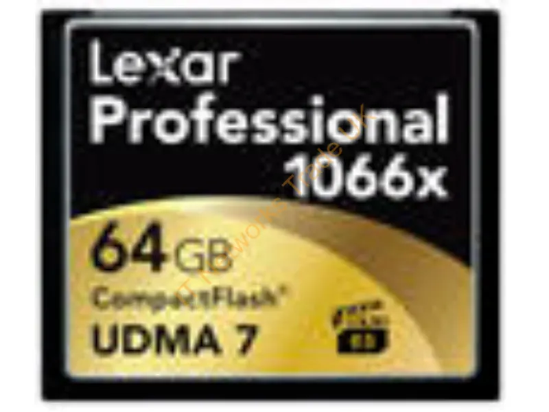 LCF64GCRBNA10662 - Lexar 64Gb Professional 1066X Compactflash Class 10