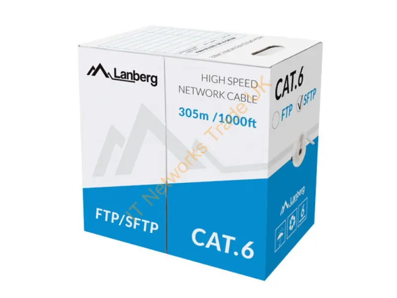 LCS6-11CU-0305-S - Lanberg LCS6-11CU-0305-S networking cable Grey 305 m Cat6 SF/UTP (S-FTP)