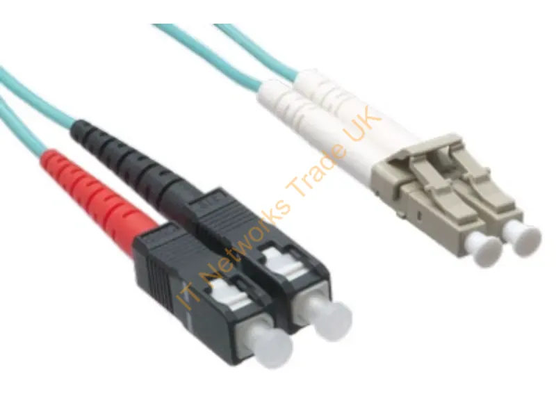 LCSCOM4MD100-AX - Axiom Lcscom4Md100-Ax Infiniband/Fibre Optic Cable 3937" (100 M) Lc Sc Aqua Color