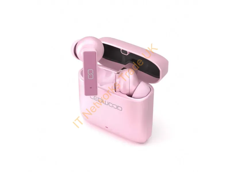 LD-S20-PINK - LEDWOOD Titan Headset True Wireless Stereo (TWS) In-ear Calls/Music/Sport/Everyday USB Type-C Bluetooth Pink
