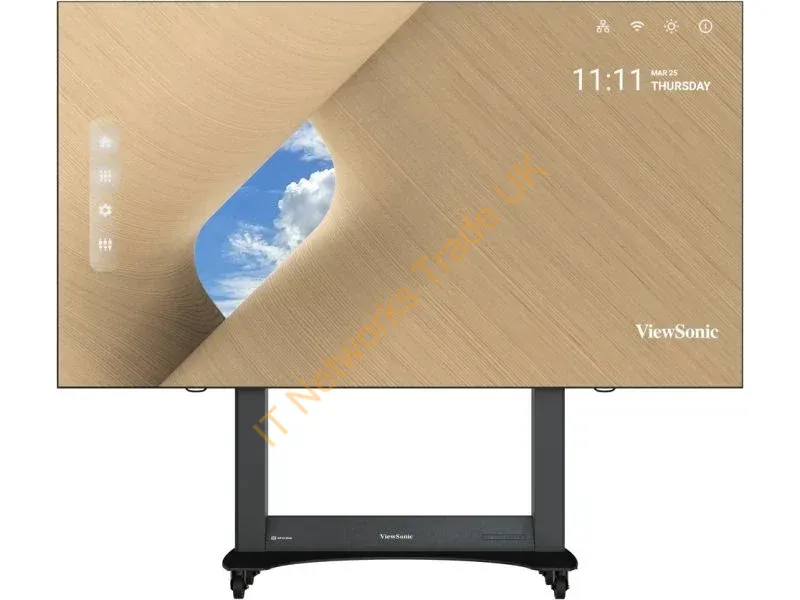 LDS138-151 - Viewsonic Lds138-151 Signage Display Digital Signage Flat Panel 138" Led Wi-Fi 600 Cd/M Full Hd Black