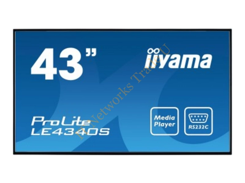 LE4340S-B1 - iiyama ProLite LE4340S-B1 Digital signage flat panel 43" LED Full HD Black LED TV