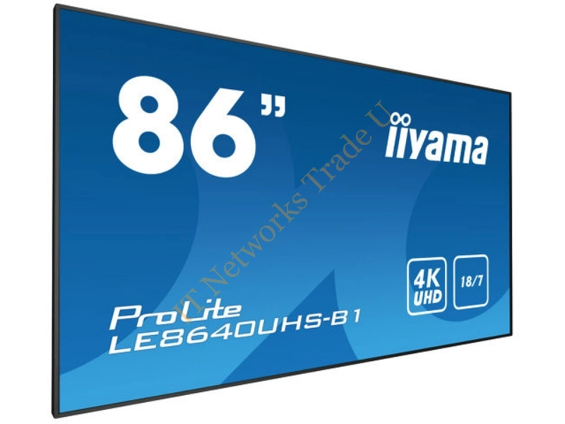LE8640UHS-B1 - iiyama LE8640UHS-B1 86" LED 4K Ultra HD signage display LED TV