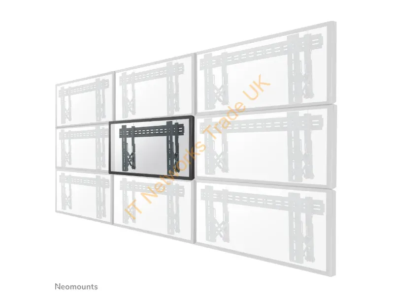 LED-VW1000BLACK - Newstar Video Wall Monitor Wall Mount for 32"-75" Screen Black Monitor Accessory