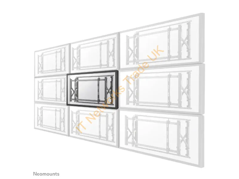 LED-VW1750BLACK - Neomounts LED-VW1750BLACK Videowall wall mount 32-55" pull-out max 35 kg
