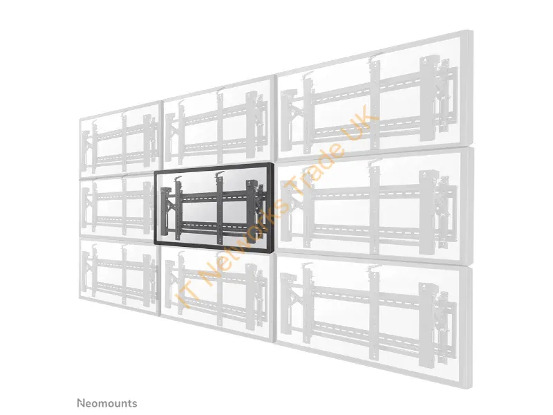 LED-VW2000BLACK - Newstar Video Wall Monitor Wall Mount for 32"-75" Screen Popout Black Monitor Accessory