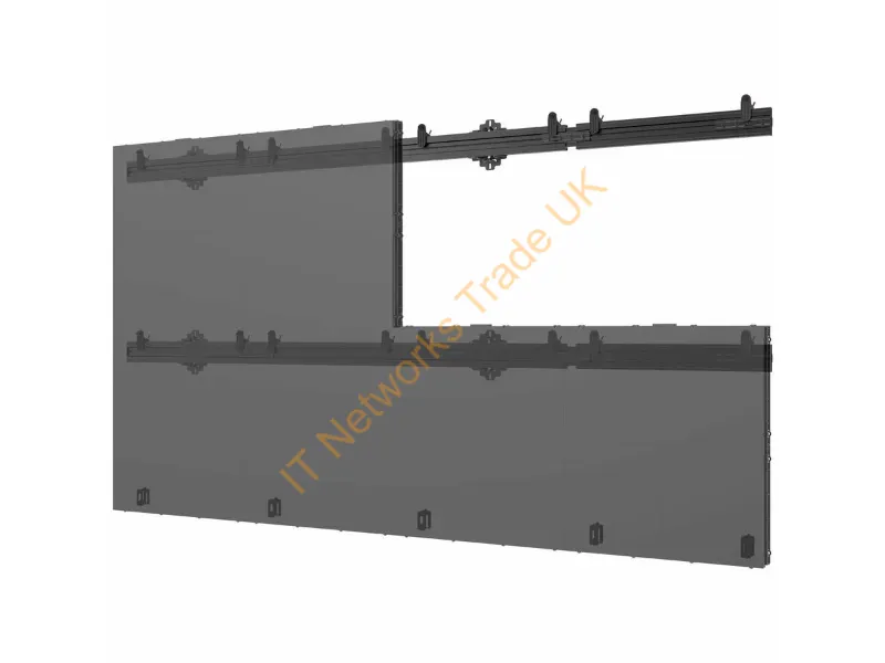 LEDUNVS-4X4 - Peerless Ledunvs-4X4 Signage Display Mount 27" Black