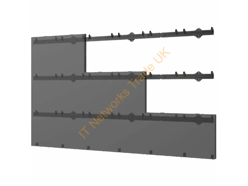 LEDUNVS-6X6 - Peerless Ledunvs-6X6 Signage Display Mount 27" Black