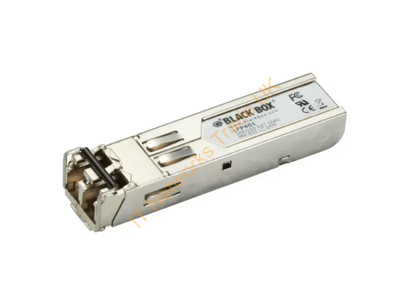 LFP401 Black Box 155Mbps EXT DIAG Multi-mode Fiber 2km 850nm LC Connector SFP Transceiver Module