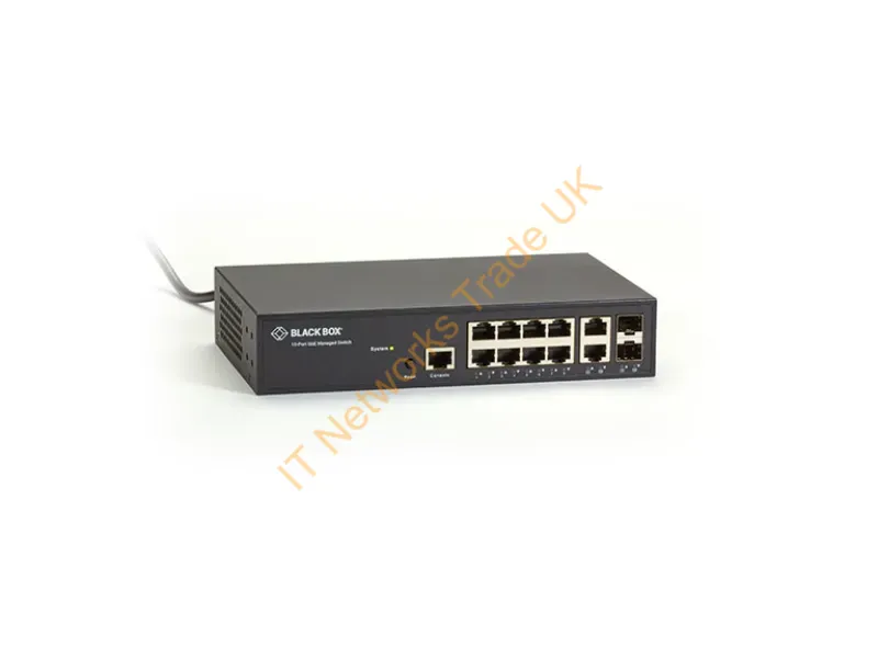 LGB1110A - Black Box Lgb1110A Network Switch Managed L2+ Gigabit Ethernet (10/100/1000)