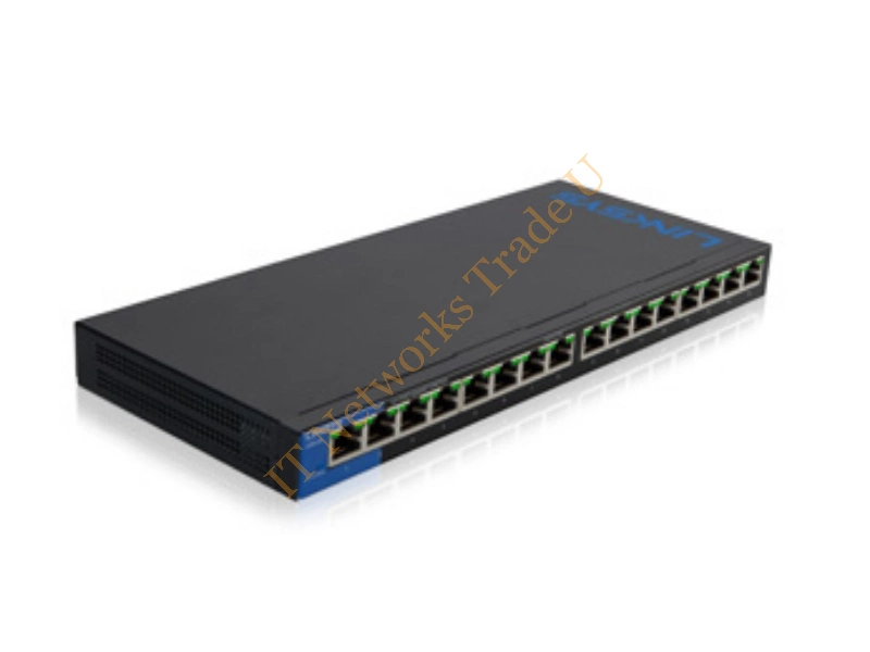 LGS116P-UK - Linksys LGS116P-UK Unmanaged network switch L7 Gigabit Ethernet (10/100/1000) Power over Ethernet (PoE) Black network switch