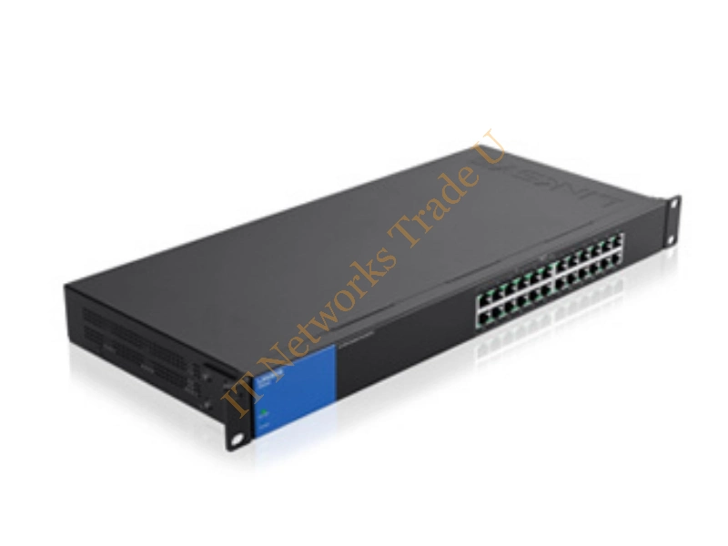 LGS124P-UK - Linksys LGS124P-UK Unmanaged network switch Gigabit Ethernet (10/100/1000) Power over Ethernet (PoE) 1U Black network switch
