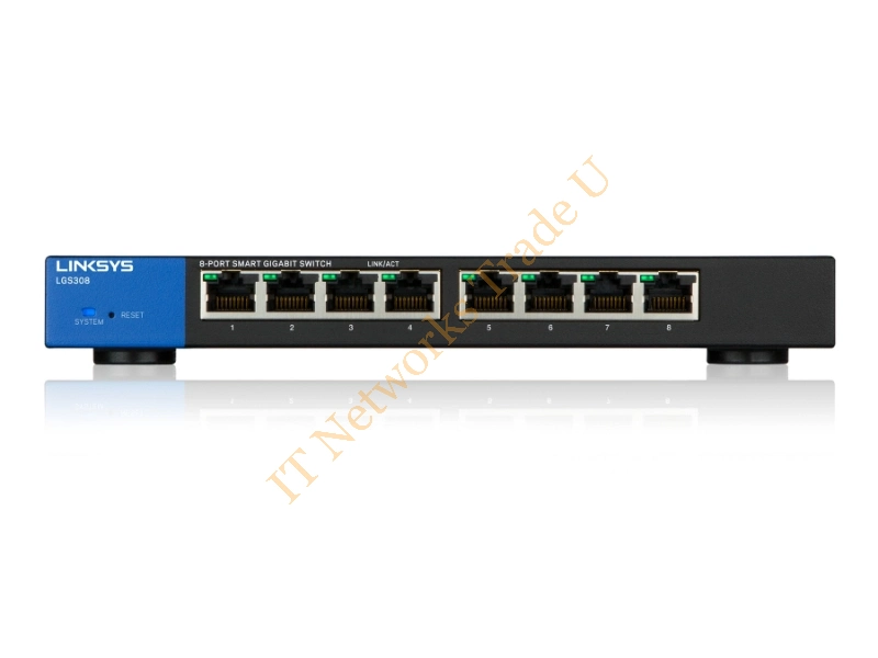 LGS308-EU - Linksys 8-Port Smart Gigabit Switch (LGS308) Network Switch