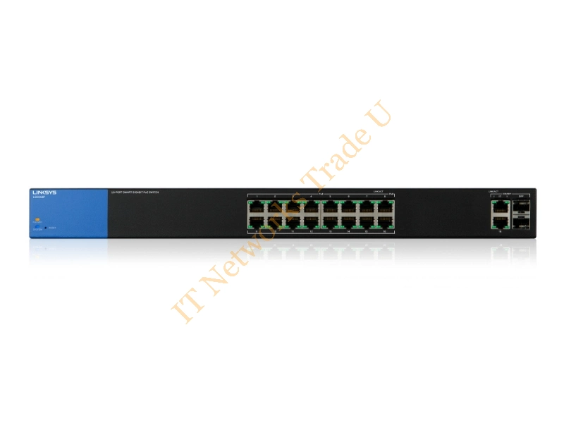 LGS318P-EU - Linksys 18-Port Smart Gigabit PoE+ Switch (LGS318P) Network Switch