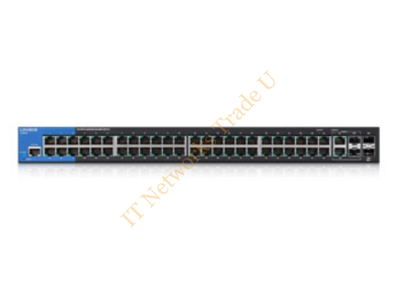 LGS552-UK - Linksys LGS552-UK Managed network switch L2/L3 Gigabit Ethernet (10/100/1000) 1U Black network switch