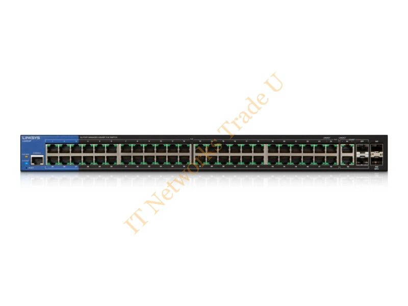 LGS552P-EU - Linksys 52-Port Managed PoE+ Gigabit Switch (LGS552P) Network Switch
