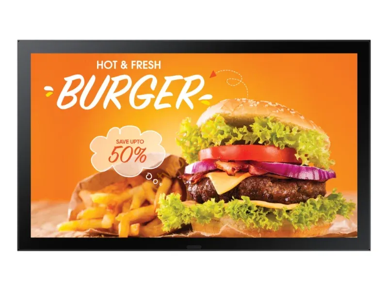 LH24OHBEBGBXEN - Samsung OH24B Digital signage flat panel 61 cm (24") LCD Wi-Fi 1500 cd/m� Full HD Black Built-in processor Tizen 6.5 24/7