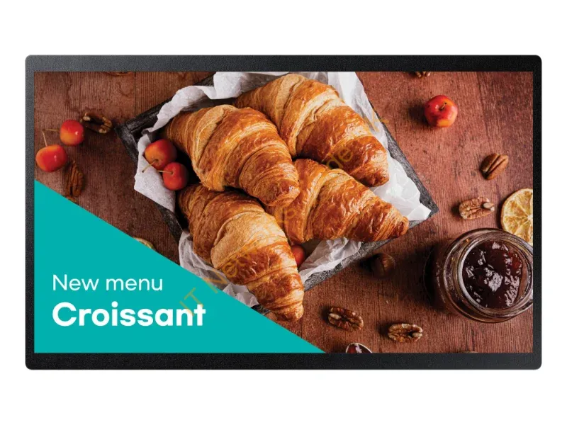 LH24QBCEBGCXEN - Samsung QB24C Digital signage flat panel 61 cm (24") LED Wi-Fi 250 cd/m� Full HD Black Built-in processor Tizen 16/7