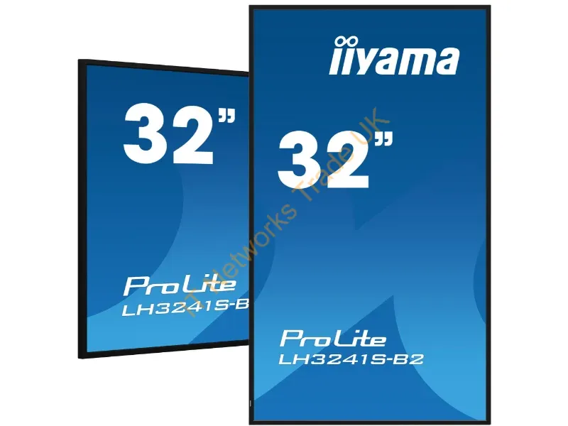LH3241S-B2 - iiyama LH3241S-B2 Signage Display Kiosk design 80 cm (31.5") LED 350 cd/m� Full HD Black 24/7