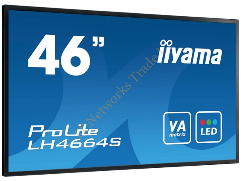 LH4664S-B1 - iiyama LH4664S-B1 Digital signage flat panel 46" LED Full HD Black signage display LED TV