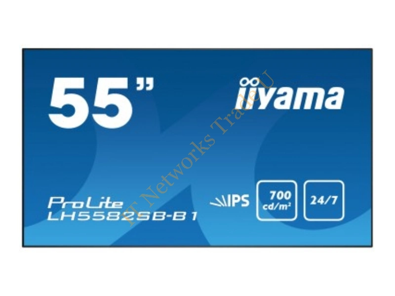 LH5582SB-B1 - iiyama LH5582SB-B1 Digital signage flat panel 54.6" LED Full HD Black signage display LED TV
