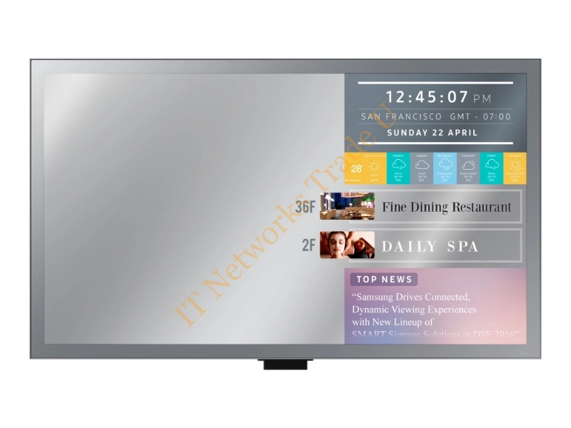 LH55MLEPLSC/EN - Samsung ML55E Digital signage flat panel 55" LED Full HD Wi-Fi Black LED TV