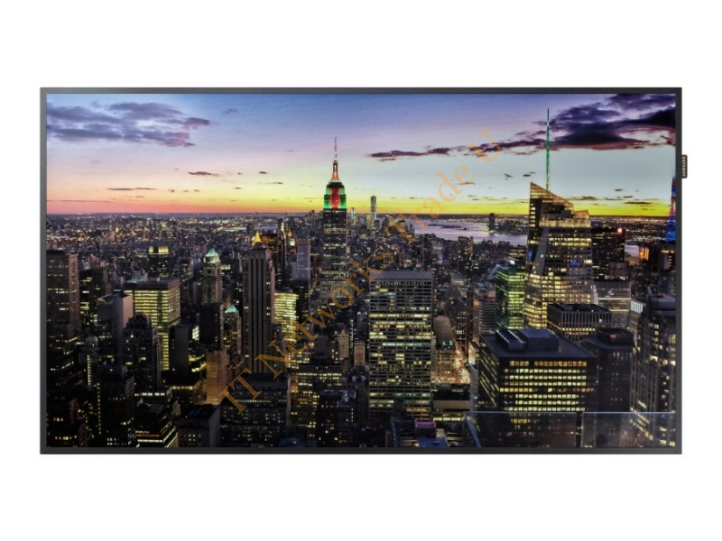 LH55QMFPLGC/EN - Samsung QM55F Digital signage flat panel 55" LED 4K Ultra HD Black LED TV