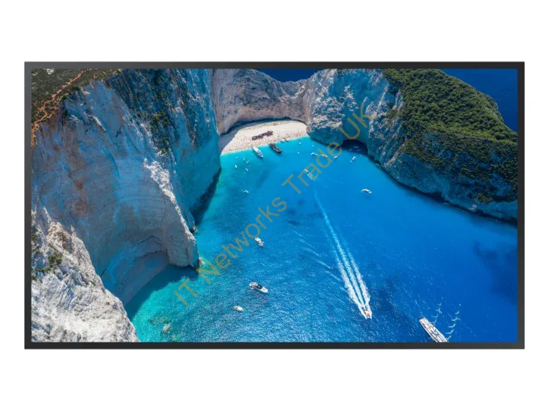 LH75OMAEBGBXEN - Samsung OM75A Digital signage flat panel 190.5 cm (75") LCD Wi-Fi 4000 cd/m� 4K Ultra HD Black Built-in processor Tizen 5.0 24/7