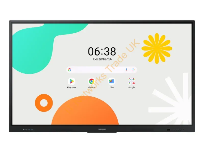 LH75WAFWLGCXEN - Samsung WA75F interactive whiteboard 190.5 cm (75") 3840 x 2160 pixels Touchscreen Black