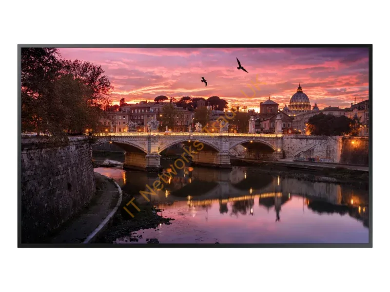 LH85QBRBDGCXEN - Samsung QB85R-BD Digital signage flat panel 2.16 m (85") LCD Wi-Fi 350 cd/m� 4K Ultra HD Black Built-in processor Tizen 4.0 16/7
