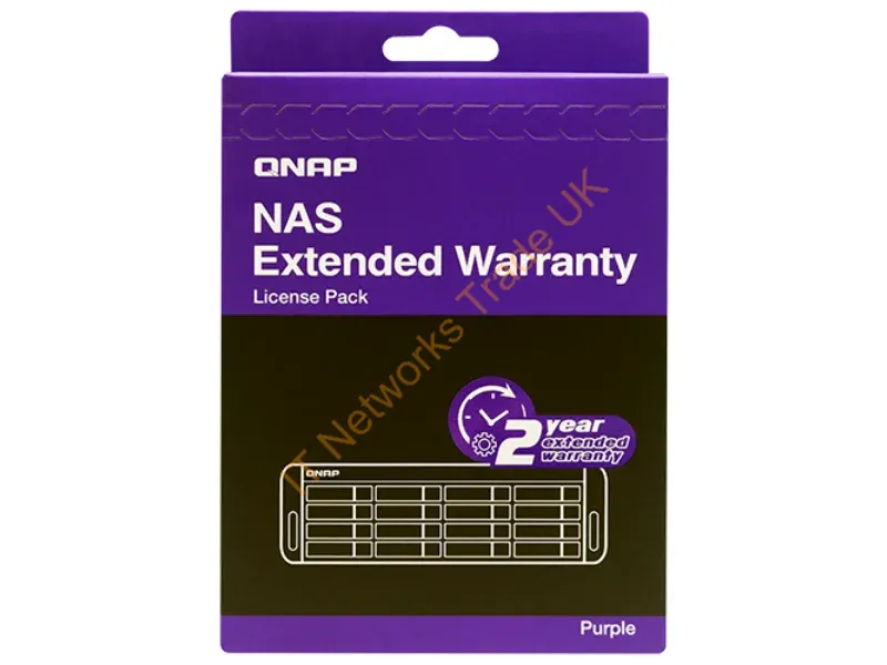 LIC-NAS-EXTW-PURPLE-2Y - QNAP LIC-NAS-EXTW-PURPLE-2Y warranty/support extension
