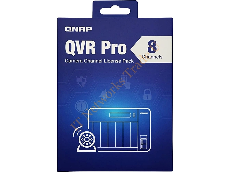 LIC-SW-QVRPRO-8CH QNAP LIC-SW-QVRPRO-8CH 8 Channel License for QVR Pro Software License