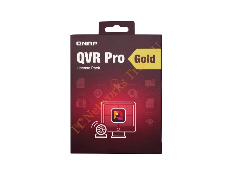 LIC-SW-QVRPRO-GOLD QNAP LIC-SW-QVRPRO-GOLD Premium Feature Package for QVR Pro with Camera Channel Scalability & 8-Channel License Software License