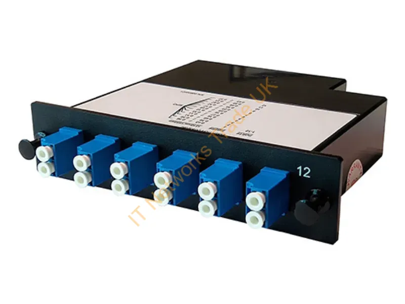 LM2-LC12J - Legrand Lm2-Lc12J Fiber Optic Adapter Lc/Mpo Black, Blue