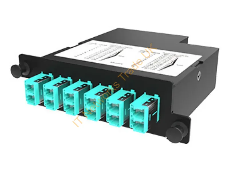 LM4-LC12H-1A1UN - Legrand Lm4-Lc12H-1A1Un Fiber Optic Adapter Lc/Mtp Aqua Color, Black